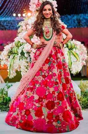 I'm going head over heals on these pink lehengaas! - 3