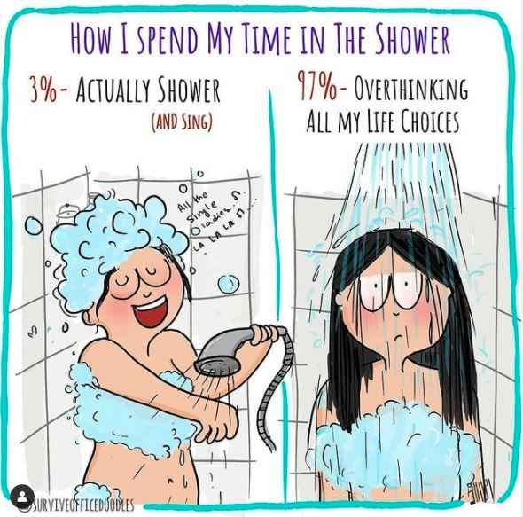 This is how i send my time in the shower😂 Do you too? - 1