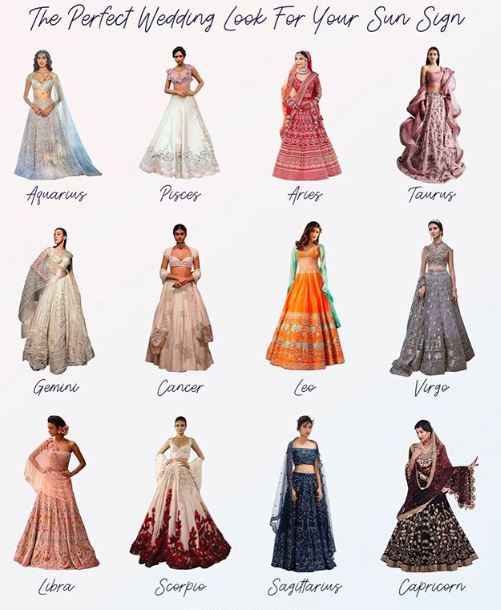 One designer lehenga according to your sun sign! 😍 - 1