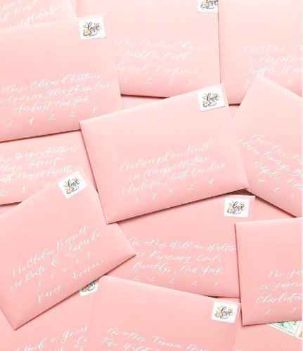 Envelope Designs in Baby Pink Colour! - 1