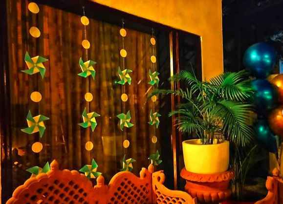 Handmade decoration props for small indoor events - 1