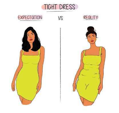 Girls this is one reality and that's what stopping me to buy a fitted dress! - 1