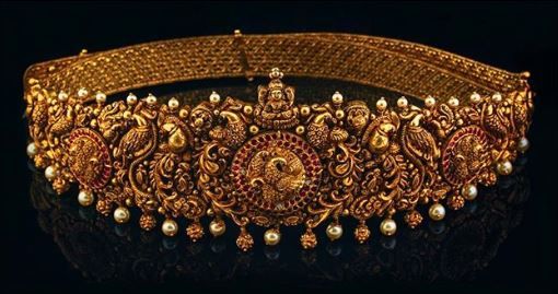 Looking for a kamarbandh in golden colour! - 1