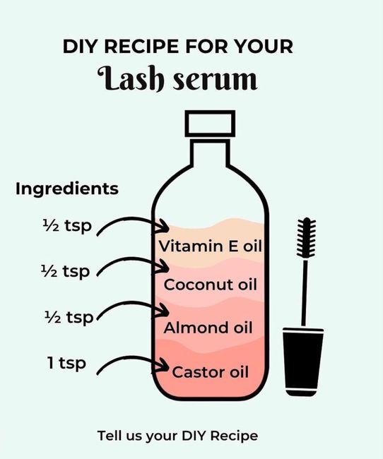 How to diy your own lash serum!! 😃 1