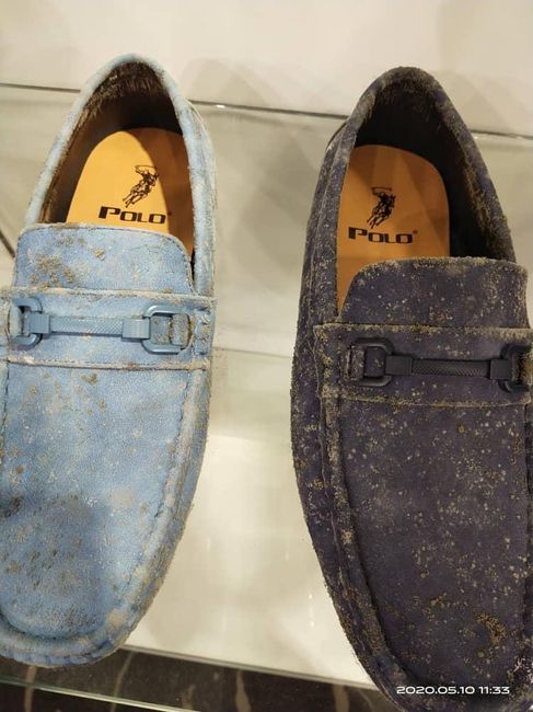 This broke my heart!! Leather shoes, bags, clothes caught fungus locked in the shops 2