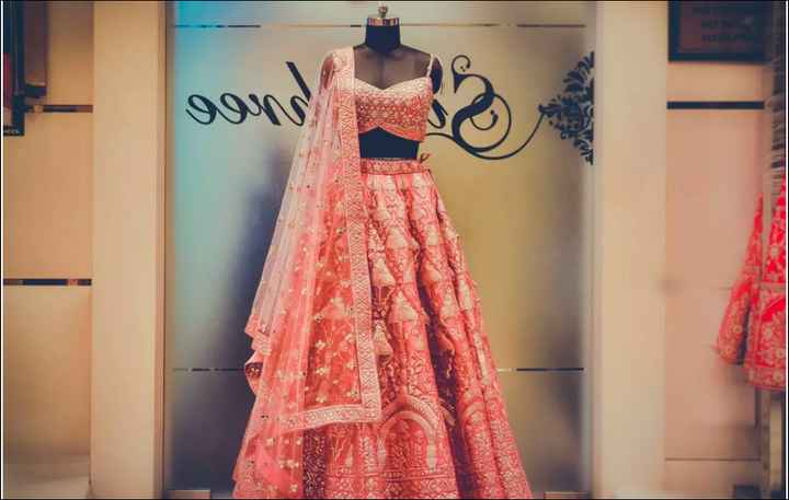 My friend got this lehenga from chandni chowk! Beautiful enough? - 1