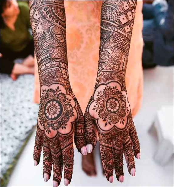 Any bride-to-be who is crazy for mandala designs, this is the one for you! - 1