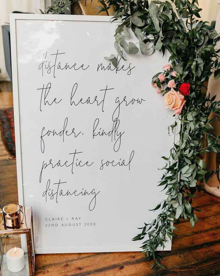 Who thought an intimate wedding banner would look so pretty? - 1