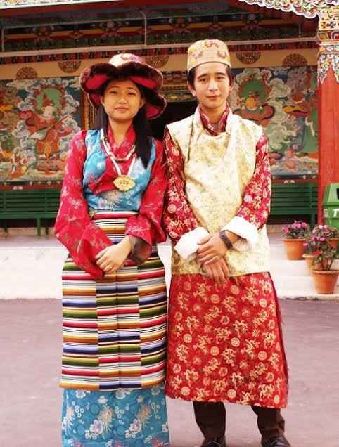 colourful stripped cloth 