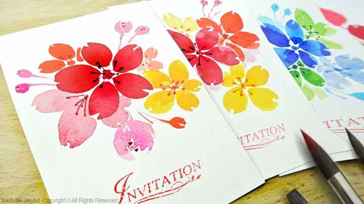 Water colour cards
