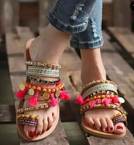 i think such ruffled up chappals are a really good investment! - 1