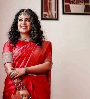 Mathapatti with open hair - 1
