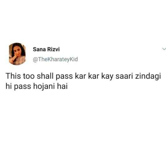 For all those saying "this too shall pass.. This too shall pass.." - 1