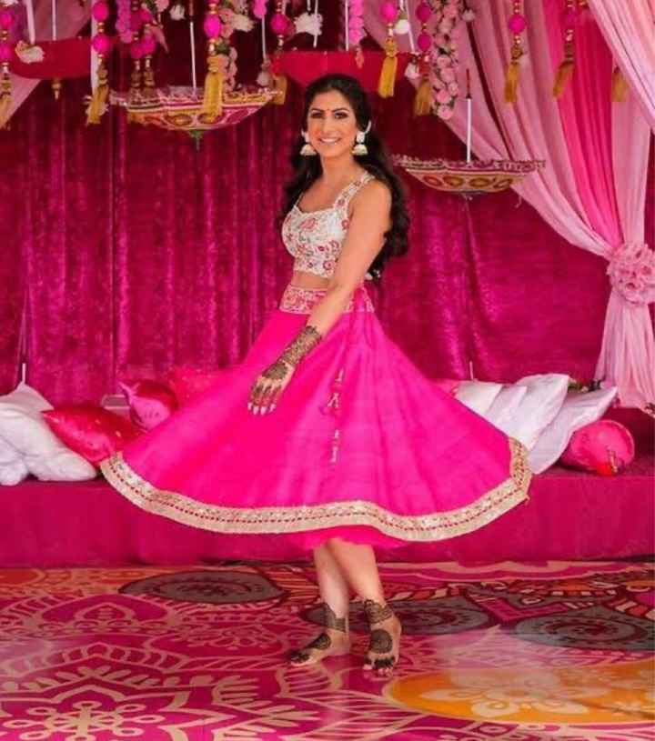 Short lehenga for mehendi ceremony!? - 1