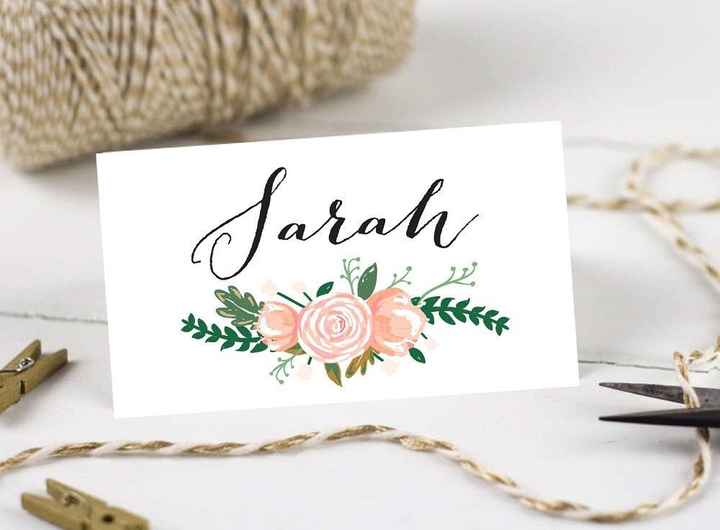 Table place card 