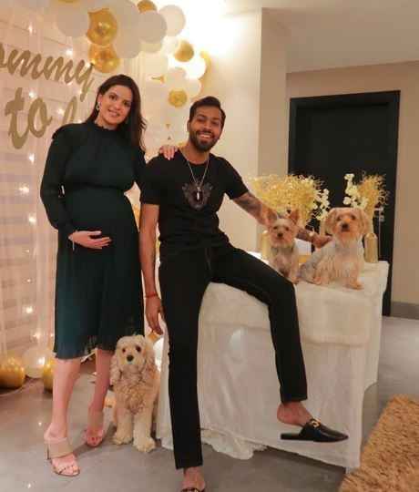 Loving how Hardik Pandya and Natasa are ready to welcome their new born - 1