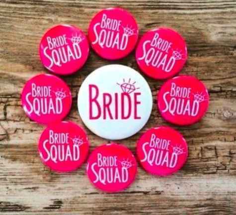 Badges for the Bride-squad - 1
