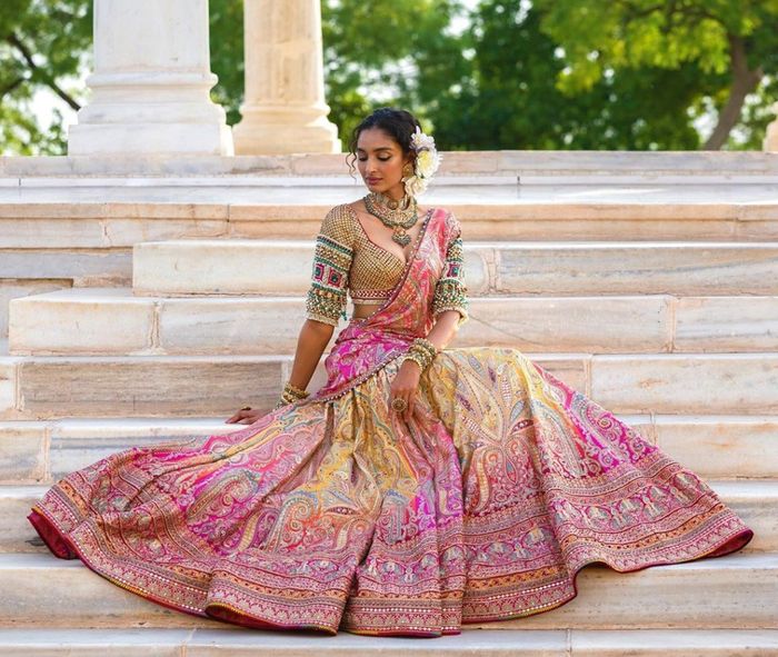 Lets create a bridal lehenga catalogue 6