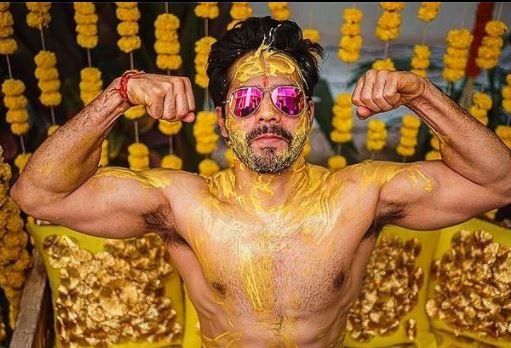 This Picture from Varun's haldi🤩💪🏻 - 1