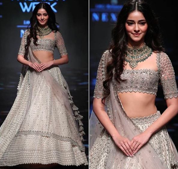 Metallic shade Lehenga looks super duper awesome! 1