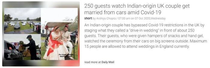 a "drive-in wedding"!? - 1