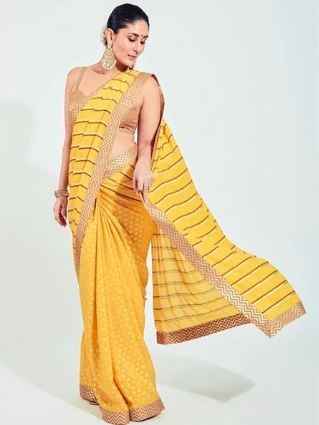 How about wearing a one such saree on my sister's reception ceremony! - 1