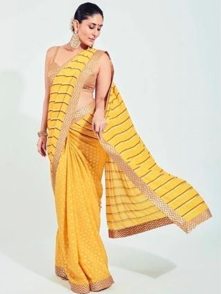 How about wearing a one such saree on my sister's reception ceremony! 1