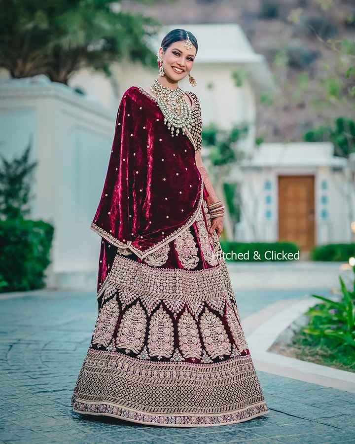 Velvet Lehenga