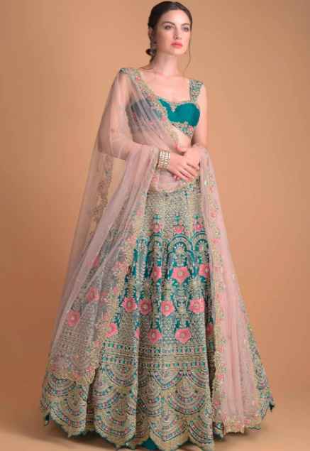 Ocean Blue Lehenga? Yay or Nay - 1