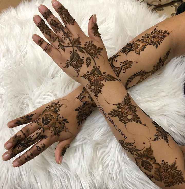 Which mehndi design do you like the most ?!? - 2