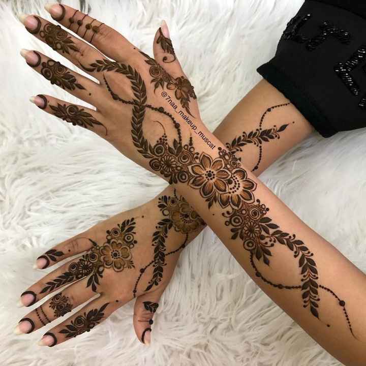 Which mehndi design do you like the most ?!? - 3
