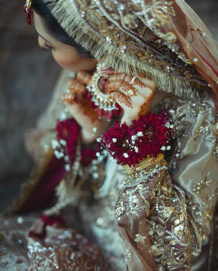 Look at this floral Kada. Looks beautiful right? - 1