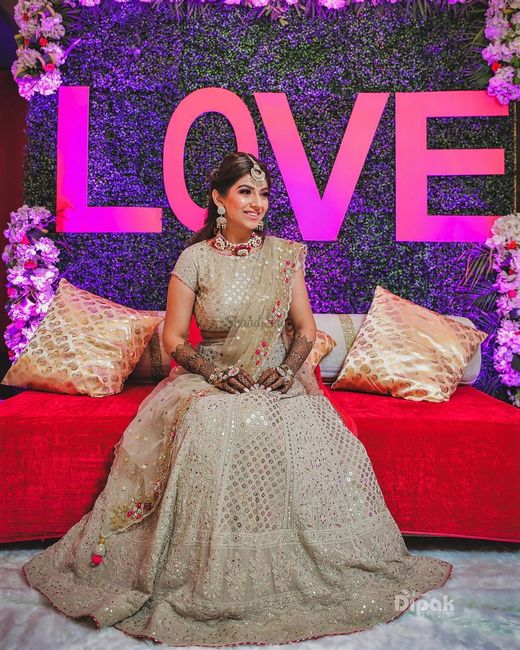 How about a Chikankari work Lehenga? - 1