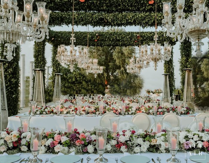 This floral decor looks a bit extra to me. What do you think? 1