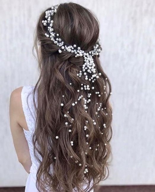 Hairstyle with pearl - 1
