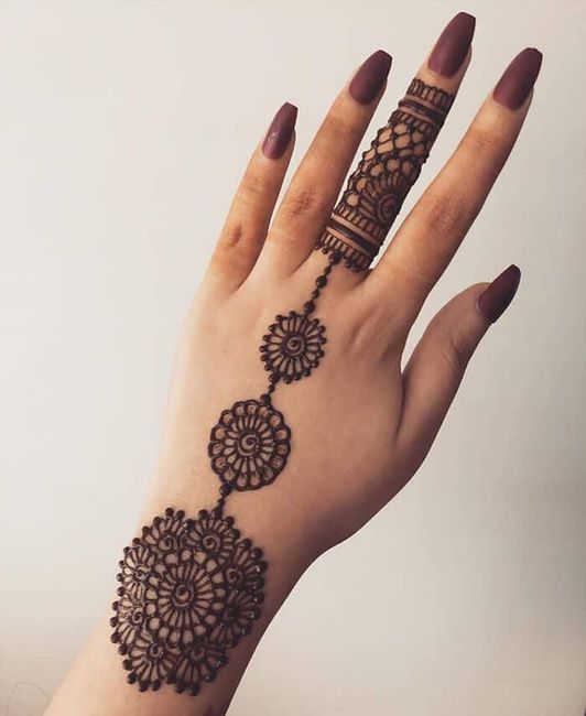 Looking for mehendi design for guests 1