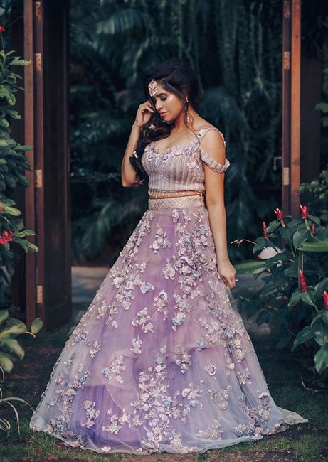 Looking for lavender shade lehenga - 1