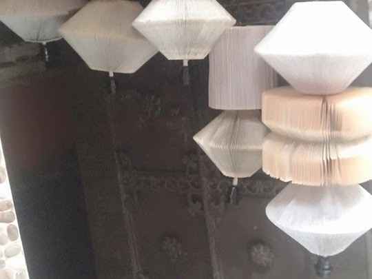 old book paper hanging lantern home and party resort  decoration 