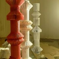 old book decor pillar party decoration