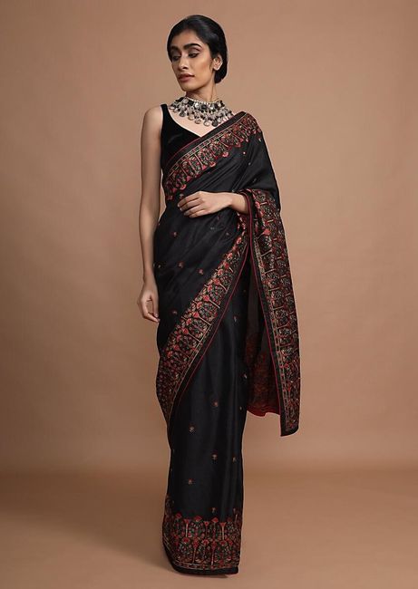 Black Saree Designs! 1