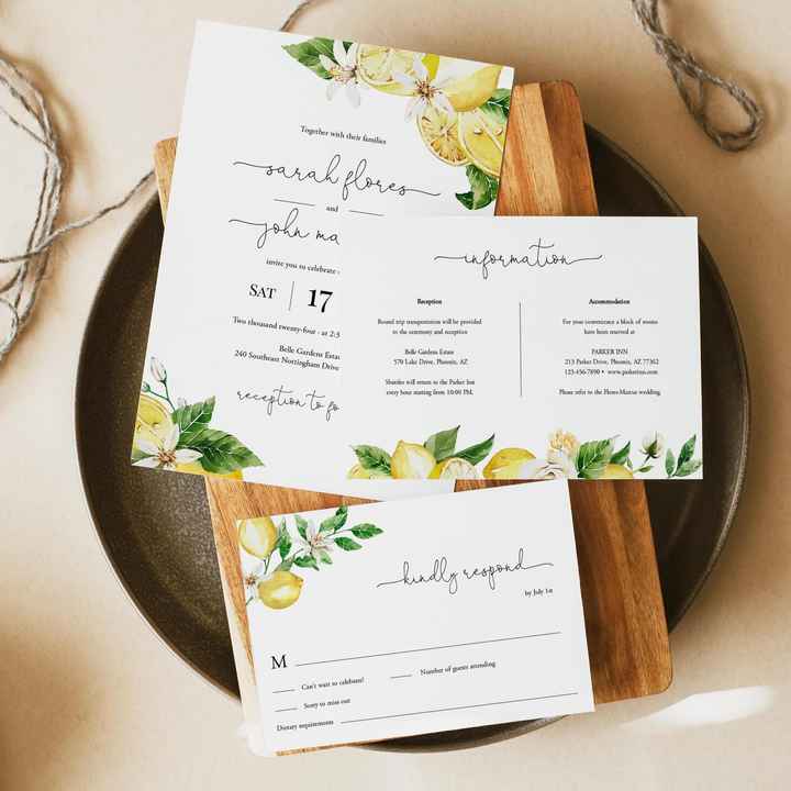 Looking for paper invite designs - 1