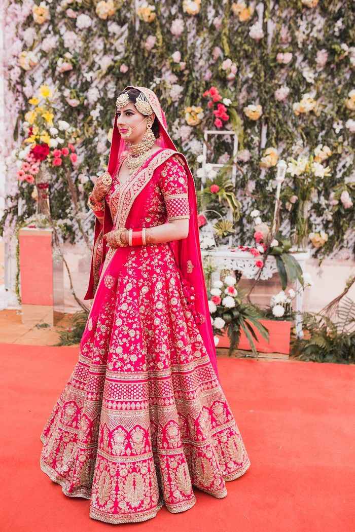 Lehenga designs for short brides - 1