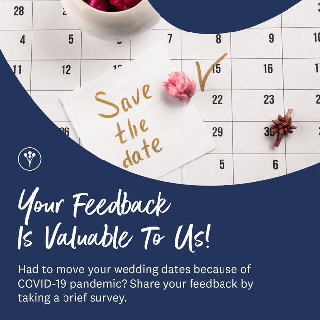 Had To Postpone Your Wedding Due To Covid-19? Share Your Feedback Below 👇 1