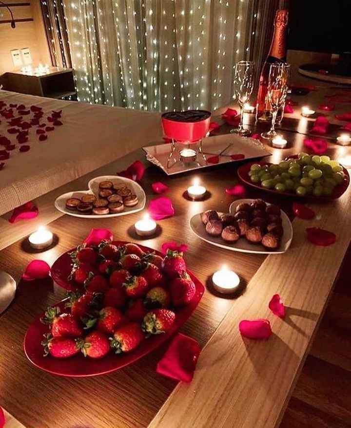 Chocolates and Champagne for Fiance's birthday night - 1