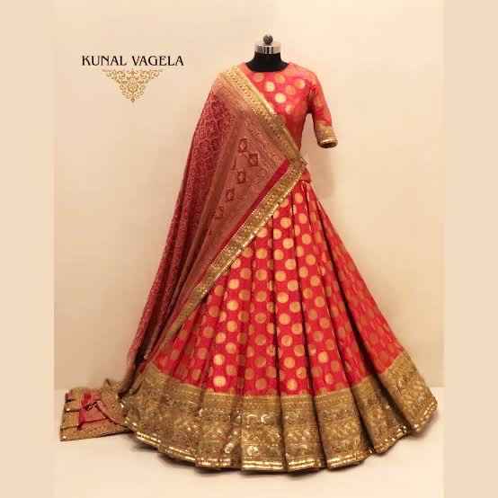 Brocade lehenga designs - 1