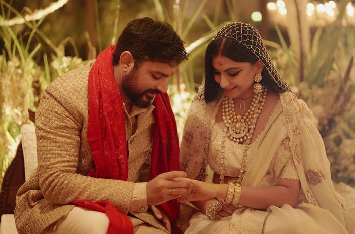 Celebrity stylist Rhea Kapoor & film maker Karan Boolani's home wedding! 1