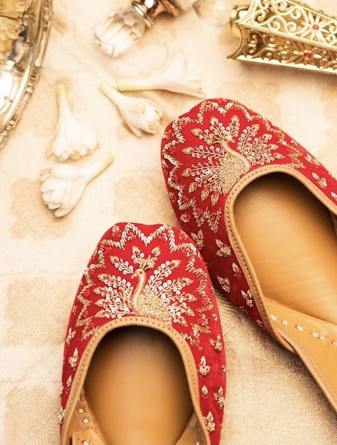 i love everything about red and ofcourse this royal red jutti! - 1