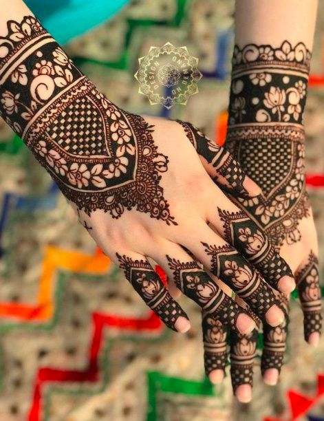 How do you like the mehndi design? 1