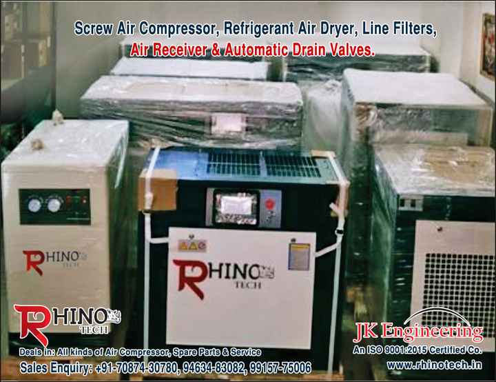 Air Compressor Air Dryer Compressed Air System manufacturers exporters in India Punjab Ludhiana rhin