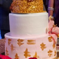 Floral engagement cake - 1